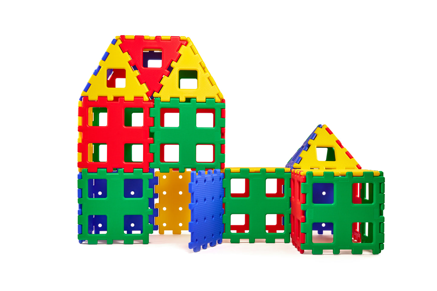 XL Polydron Constructieset 36-delig – Groot Bouwmateriaal voor Kinderopvang, BSO, Onderwijs en natuurlijk thuis!