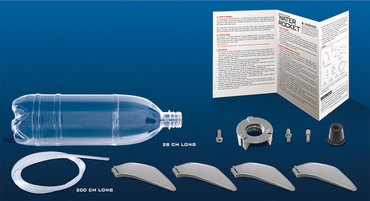 WATERRAKET, maak een raket met behulp van een fles water, 4M Science in action