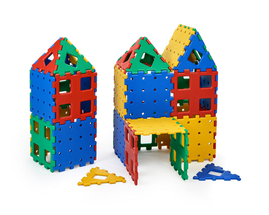XL Polydron Constructieset 36-delig – Groot Bouwmateriaal voor Kinderopvang, BSO, Onderwijs en natuurlijk thuis!