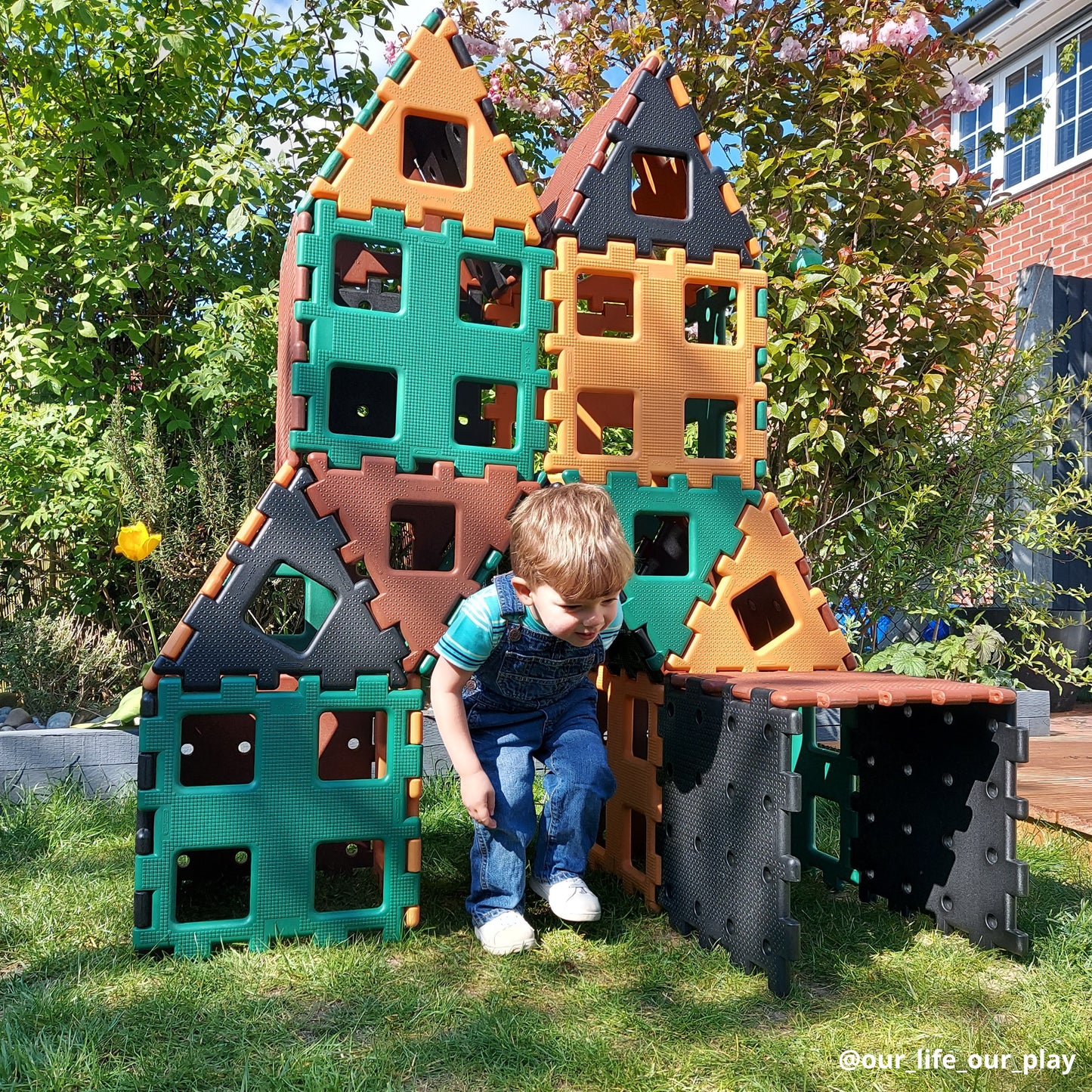 XL Polydron Constructieset 36-delig – Groot Bouwmateriaal voor Kinderopvang, BSO, Onderwijs en natuurlijk thuis!