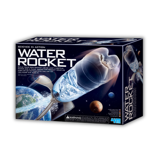 WATERRAKET, maak een raket met behulp van een fles water, 4M Science in action